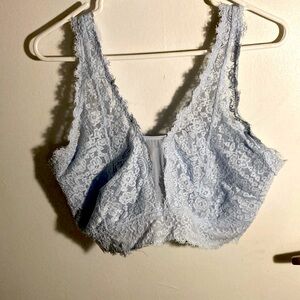 🍁 AERIE XXL BRALETTE blue EUC